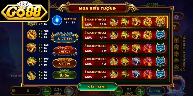 Giới thiệu game nổ hũ kho báu tứ linh GO88