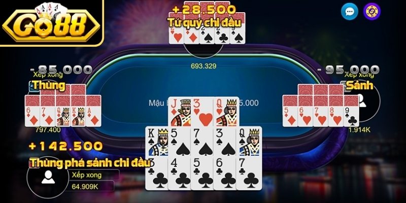Mậu Binh GO88 - Đỉnh Cao Game Bài Trí Tuệ Việt 2026 3 Tận dụng bài đặc biệt