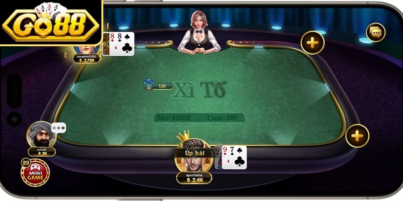 Xì Tố GO88 – Trải Nghiệm Game Bài Đỉnh Cao Hấp Dẫn 2 Các hành động quan trọng trong Xì Tố GO88